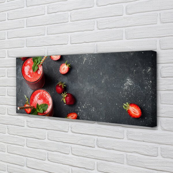 Tablouri canvas Strawberry coctail