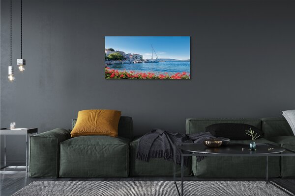 Tablouri canvas Marea navă cer de vară