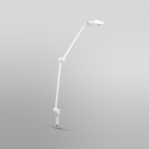 LEDVANCE SMART+ SUN@Home Panan Desk Disc, clemă, alb, reglabil, Alb, Studiu / Birou, Metal, Modern