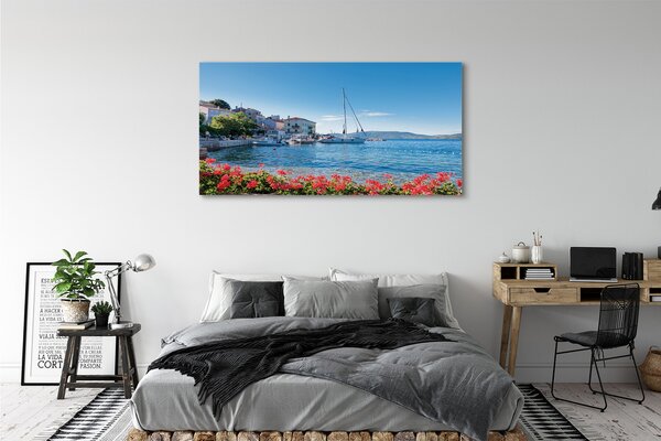 Tablouri canvas Marea navă cer de vară