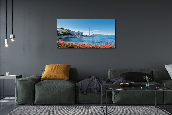 Tablouri canvas Marea navă cer de vară
