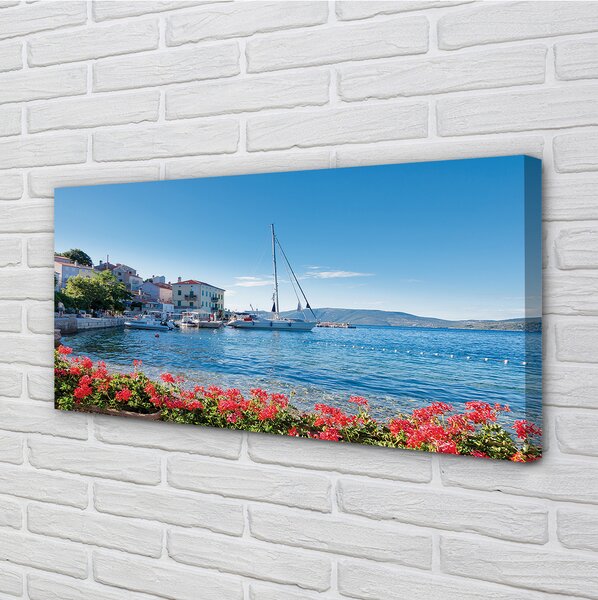 Tablouri canvas Marea navă cer de vară