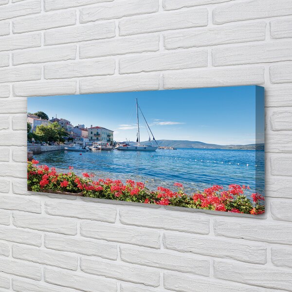 Tablouri canvas Marea navă cer de vară