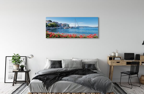 Tablouri canvas Marea navă cer de vară