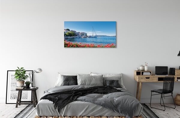 Tablouri canvas Marea navă cer de vară