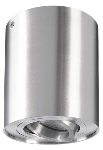 Deko-Light Spot de plafon Bengala, argintiu, Ø 9,6 cm, rotativ și pivotant, reglabil, Metalic, Hol, Aluminiu