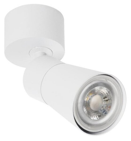 SLV plafonieră Puri 2.0 Cone, alb, Ø 5 cm, metal, reglabil, Alb, Camera de zi / sufragerie, Aluminiu, Modern