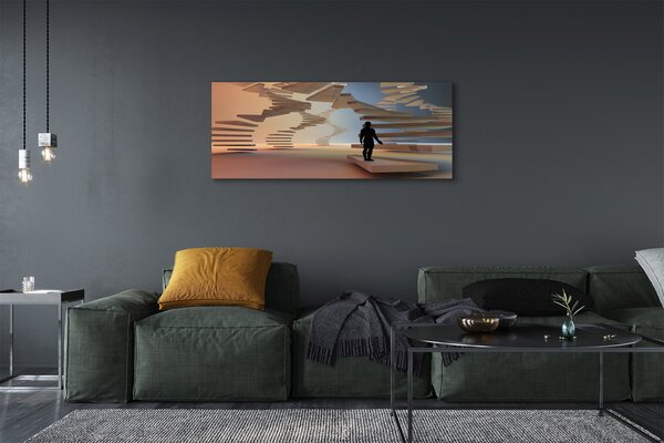 Tablouri canvas scări 3d