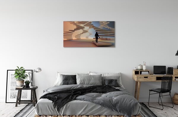 Tablouri canvas scări 3d