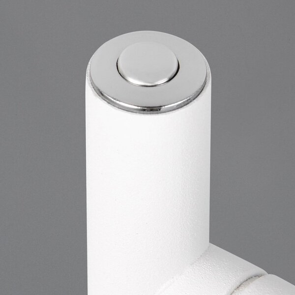 Reality Leuchten Lampadar LED cu baterie Blake, alb mat, metal, dimabil, reglabil, Alb, Camera de zi / sufragerie, Metal