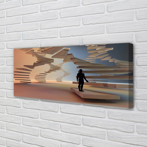 Tablouri canvas scări 3d