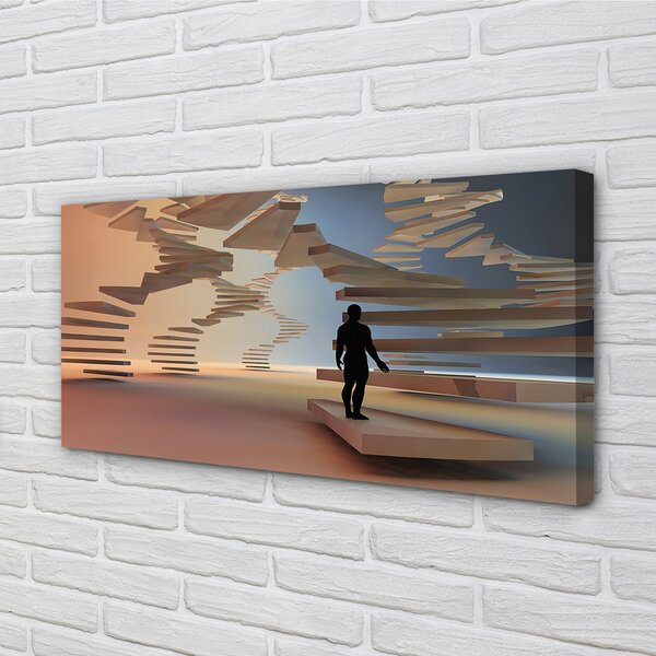Tablouri canvas scări 3d