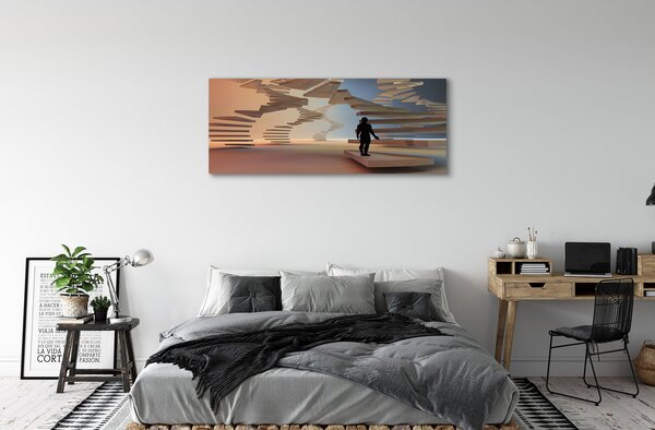 Tablouri canvas scări 3d