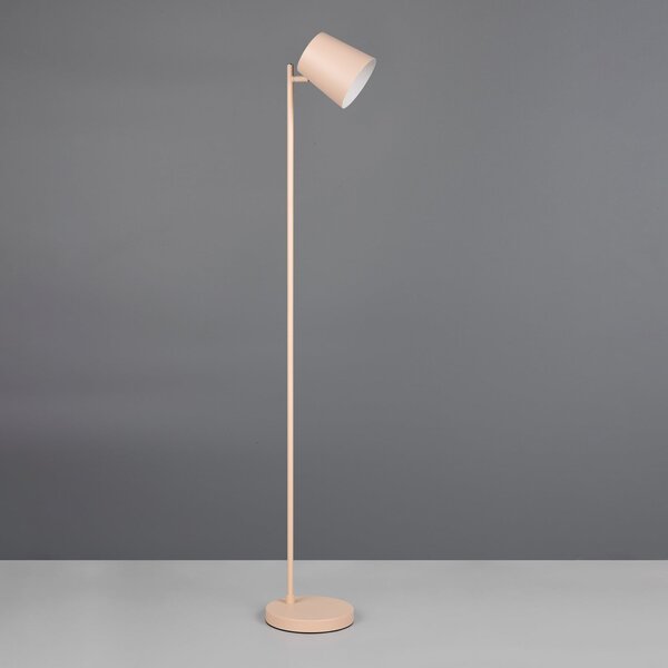 Reality Leuchten Lampadar LED cu baterie Blake, nisip, metal, dimabil, reglabil, Bej, Camera de zi / sufragerie, Metal