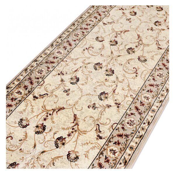 Traversa, Model Lotos 523 100, Festonata , Crem Bej, Latime 150 cm 150 x 200