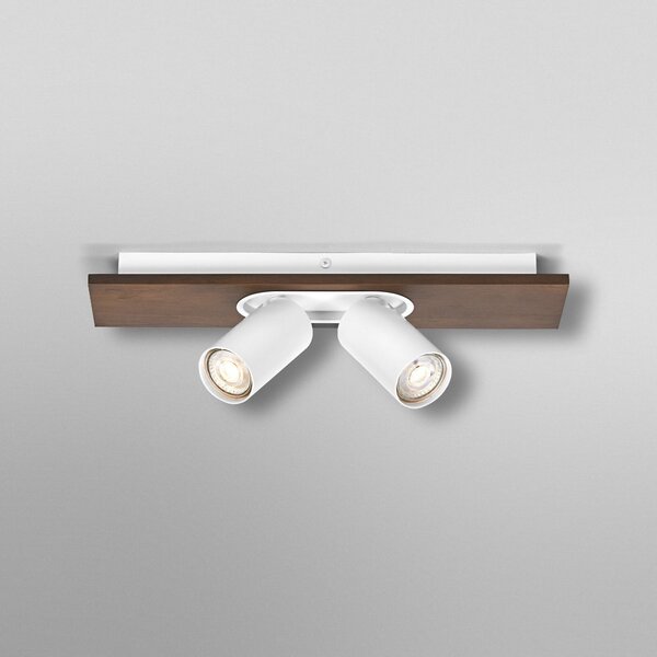 OSRAM Spot de tavan MERCURY, alb, 2 spoturi GU10-LED 927 dimabil, reglabil, Alb, Camera de zi / sufragerie, Metal, Modern
