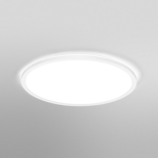 OSRAM Plafonieră LED ORBIS ULTRA SLIM, albă, Ø 40 cm, dimabil, reglabil, Alb, Camera de zi / sufragerie, Plastic, Modern