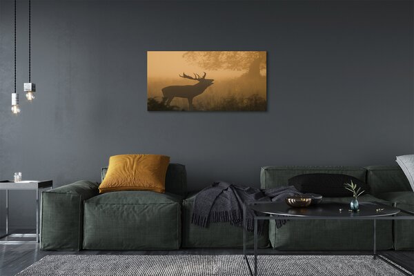 Tablouri canvas Sunrise Deer