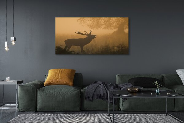 Tablouri canvas Sunrise Deer