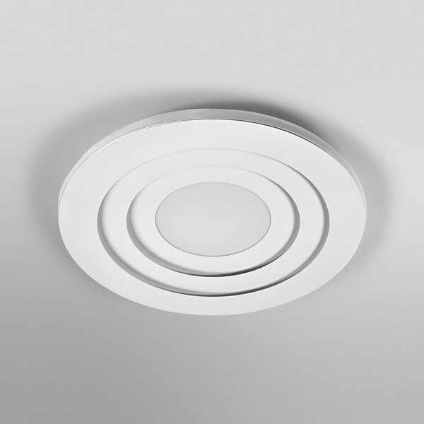 OSRAM plafonieră LED ORBIS SPIRAL LOOP 51 cm albă Sidelight, Alb, Camera de zi / sufragerie, Metal, Modern