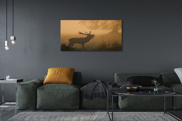Tablouri canvas Sunrise Deer