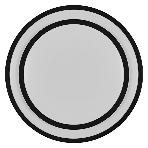 OSRAM Plafonieră LED ORBIS BERLIN, negru, Ø 49 cm, metal, Negru, Camera de zi / sufragerie, Metal, Modern