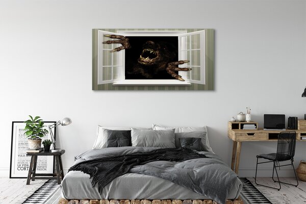 Tablouri canvas formă teribil fereastră