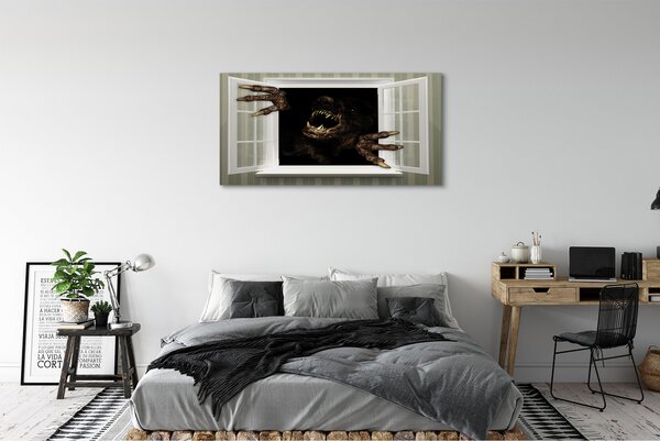 Tablouri canvas formă teribil fereastră