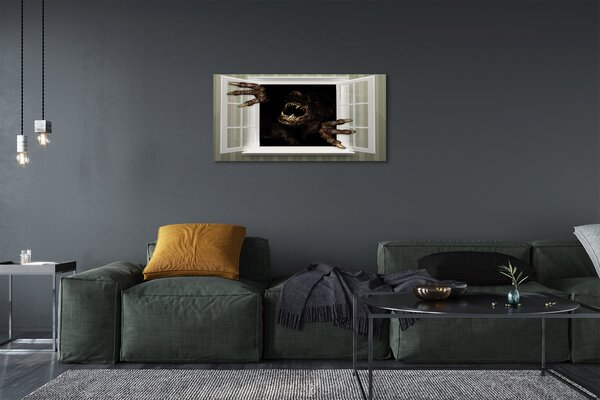 Tablouri canvas formă teribil fereastră