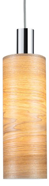Paulmann URail abajur Vitus 2Easy, lemn, Ø 11 cm, Lemn, Camera de zi / sufragerie, Lemn, Modern