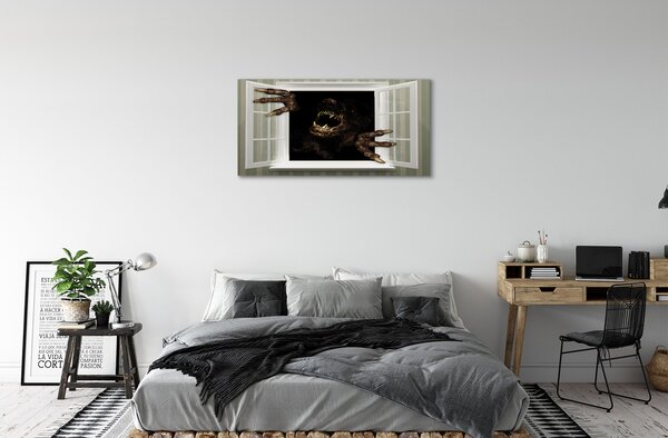 Tablouri canvas formă teribil fereastră