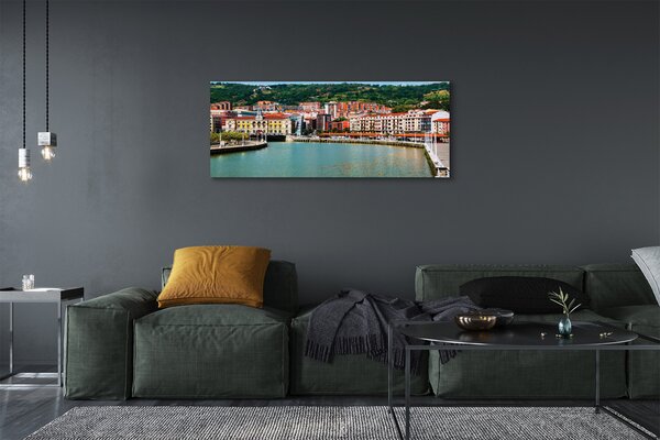 Tablouri canvas râu de munte Spania Oraș