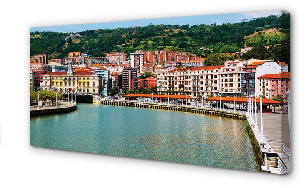 Tablouri canvas râu de munte Spania Oraș