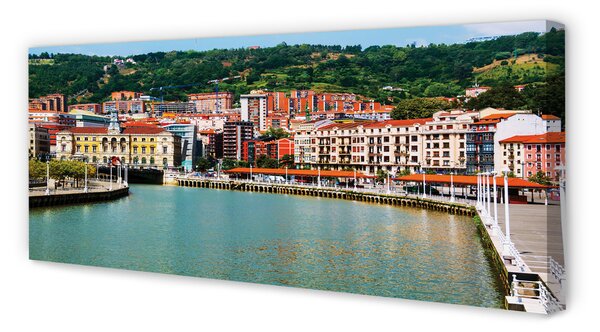 Tablouri canvas râu de munte Spania Oraș