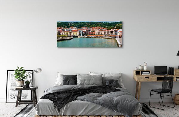 Tablouri canvas râu de munte Spania Oraș