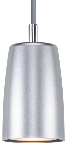 Paulmann URail - capac pentru lampă suspendată, crom mat, GU10, reglabil, Metalic, Camera de zi / sufragerie, Plastic, Modern