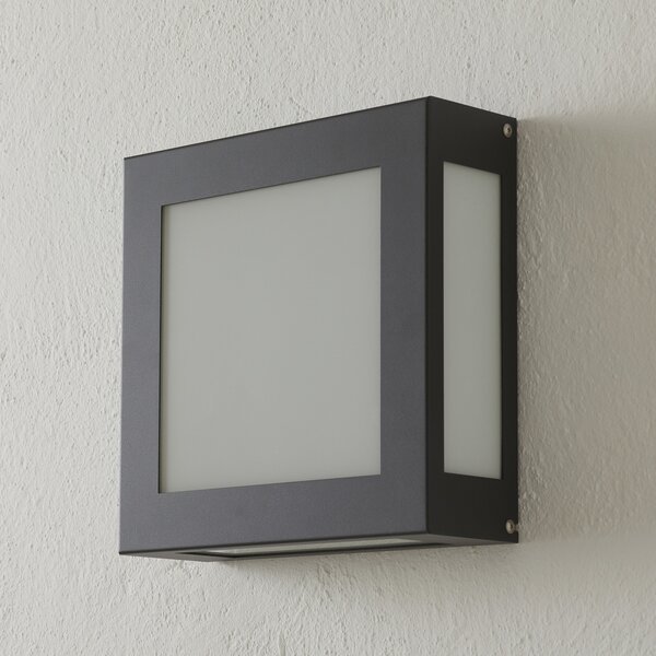 CMD Aplică LED exterior senzor Aqua Legendo antracit, Negru, Metal, Modern