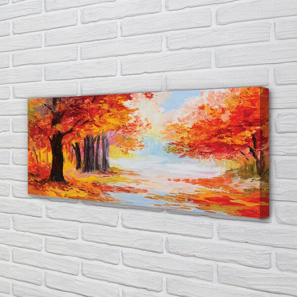 Tablouri canvas Frunze de toamnă ale arborelui