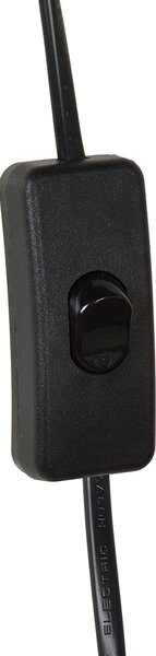 Lucide Aplică practică Sebo din metal negru, Negru, Camera de zi / sufragerie, Metal, Modern