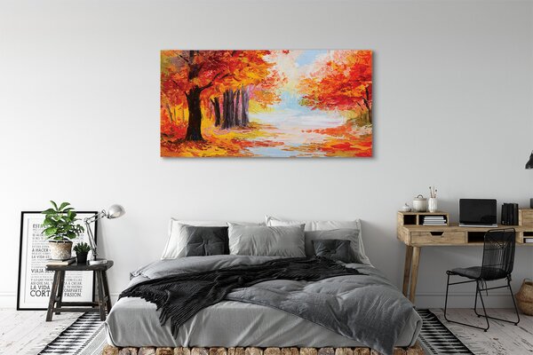 Tablouri canvas Frunze de toamnă ale arborelui