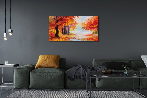 Tablouri canvas Frunze de toamnă ale arborelui