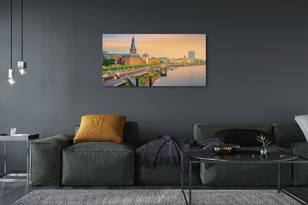 Tablouri canvas Germania Sunrise River