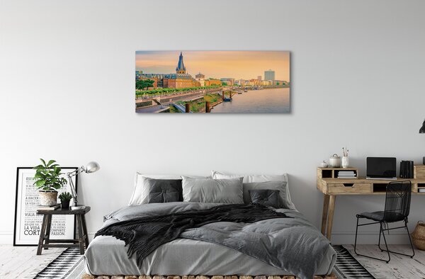 Tablouri canvas Germania Sunrise River