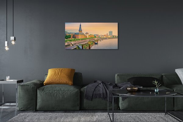 Tablouri canvas Germania Sunrise River