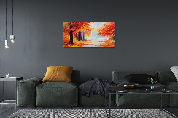Tablouri canvas Frunze de toamnă ale arborelui