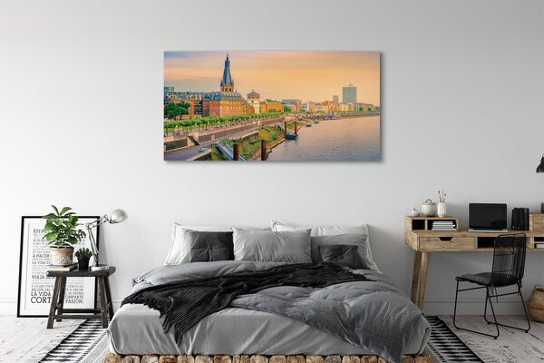 Tablouri canvas Germania Sunrise River