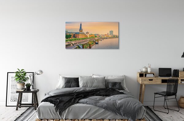 Tablouri canvas Germania Sunrise River