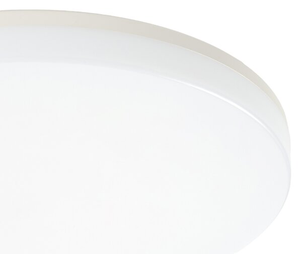 PRIOS Prios Artin plafonieră LED, senzor, rotundă, 28 cm, Alb, Baie, Plastic, Modern
