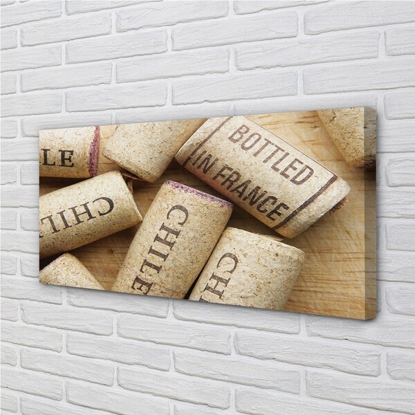 Tablouri canvas Dop din sticle de vin