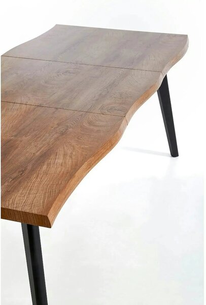 Masa extensibila bucatarie DICKSON, stejar natural, 120-180x80x75 cm